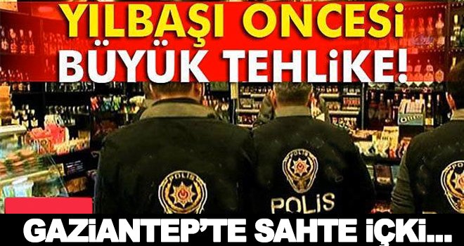 Kaçak ve sahte içki uygulaması: 1 gözaltı