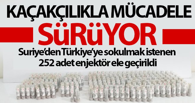 Kaçakçılıkla mücadele sürüyor