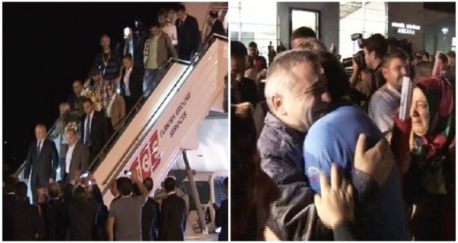 Kaçırılan 16 Türk işçi Ankara'da