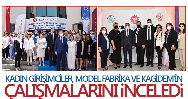 Kadın girişimcilerden model fabrika ve KAGİDEM’e ziyaret