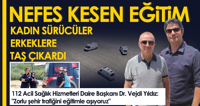 Kadın sürücüler erkeklere taş çıkardı
