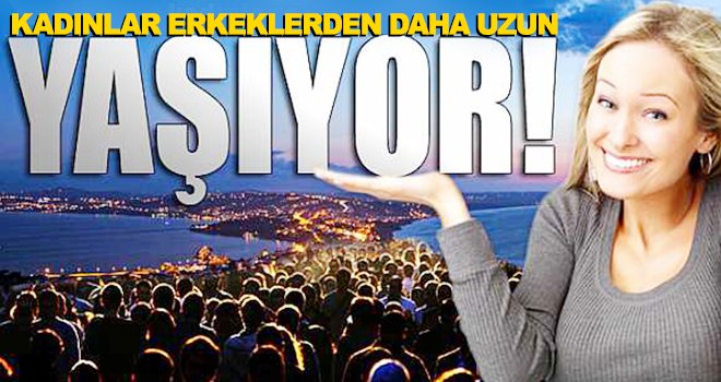 Kadınlarda doğuşta beklenen yaşam süresi 81,0 yıl