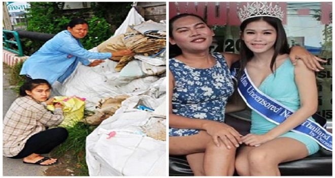 KAĞIT TOPLAYICILIĞI YAPIYORDU, GÜZELLİK KRALİÇESİ OLDU