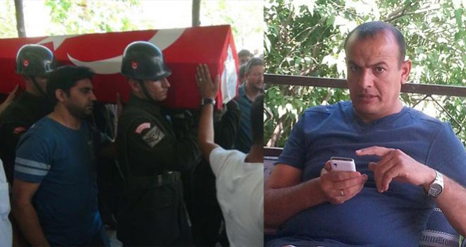 Kalp krizi geçirerek ölen uzman çavuş Kilis'te toprağa verildi