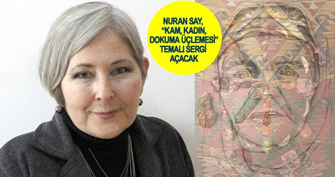 'Kam, Kadın, Dokuma Üçlemesi' temalı resim sergisi