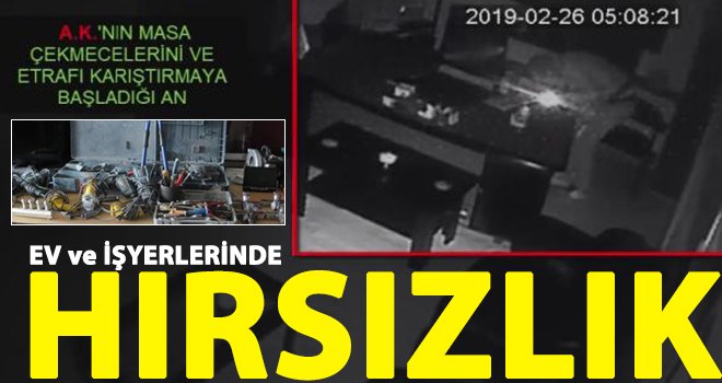 Kameradan belirlenen 2 hırsızlık şüphelisi tutuklandı