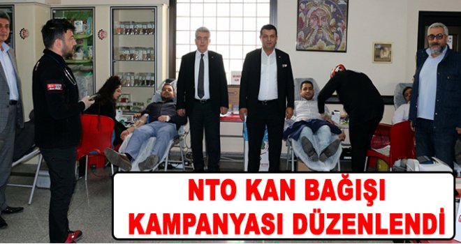 Kan Bağışı Kampanyası NTO'da gerçekleşti