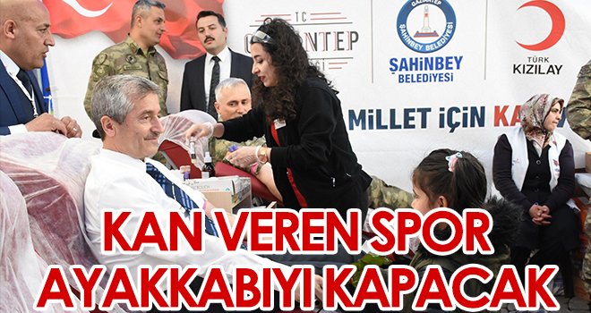 Kan veren spor ayakkabıyı kapacak