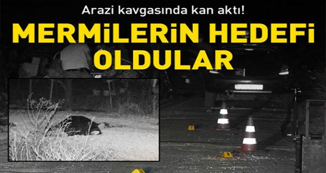 Kanlı arazi kavgası: 2 ölü 3 yaralı