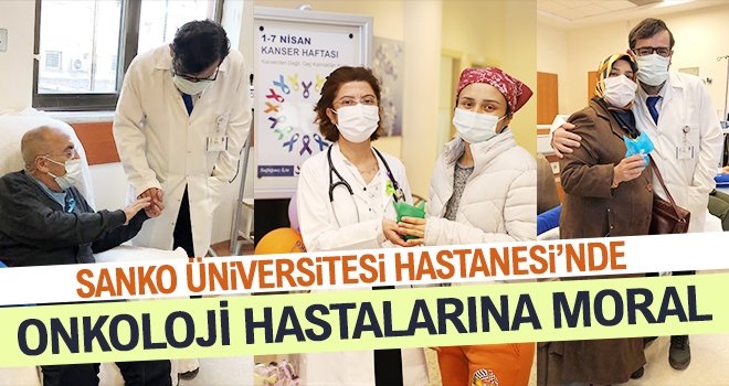 Kanser Haftasında onkoloji hastaları moral buldu