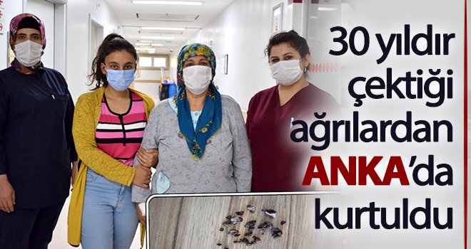 Kapalı böbrek taşı ameliyatı ile sağlığına kavuştu