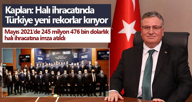 Kaplan, halı sektörünün sıkıntılarını gündeme taşıdı