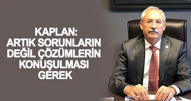 Kaplan'dan 14 Mart Tıp Bayramı mesajı