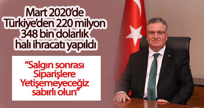 Kaplan'dan Halıcılara iki hafta daha evde kalma çağrısı 