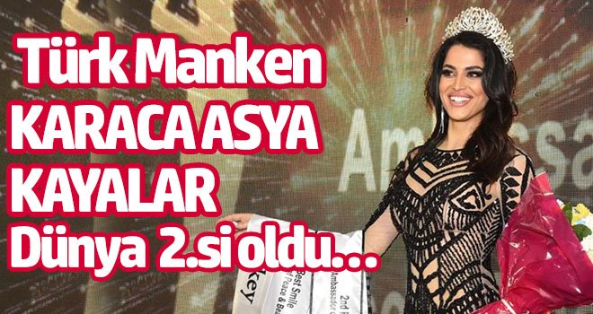 Karaca Asya Kayalar: Ülkemi Dünyada temsil edip başardım