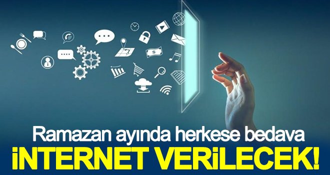 Karaismailoğlu duyurdu! İnternet Bedava...