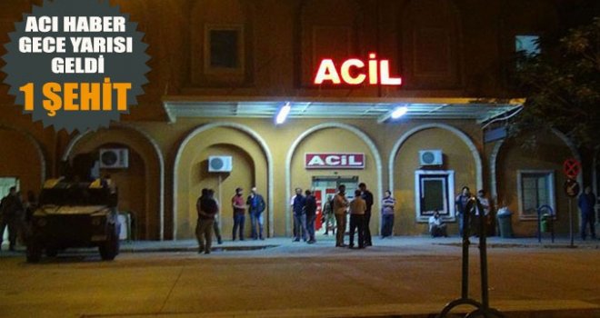 Karakola bomba yüklü araçla saldırı 1 şehit