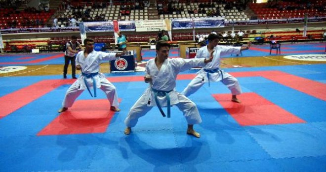 Karate şampiyonası Gaziantep'te başladı