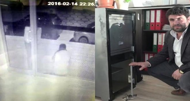 Kasada para bulamayınca bilgisayarları çaldılar