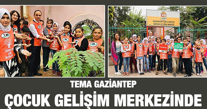 Katıoğlu, çocuklar ile toprak çapalayıp tohum dikti.