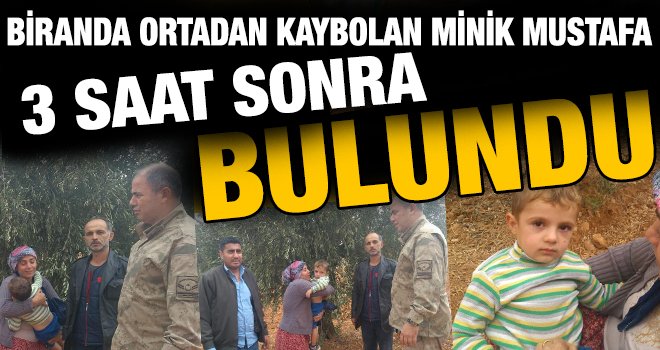 Kaybolduğu yerden 2 kilometre uzaklıkta bulundu