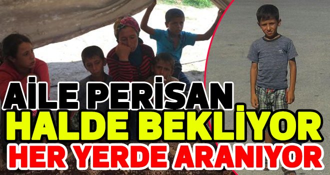 Kayıp Suriyeli Ahmet, havadan ve karadan aranıyor