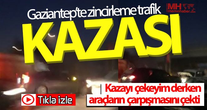 Kaza yapılan yoldaki ikinci kaza anı amatör kameraya yansıdı
