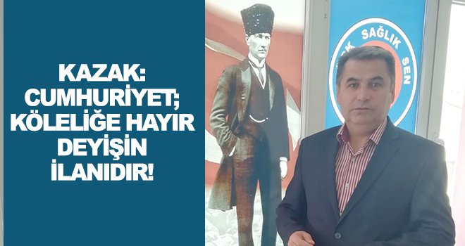 Kazak'tan 29 Ekim Cumhuriyet Bayramı mesajı