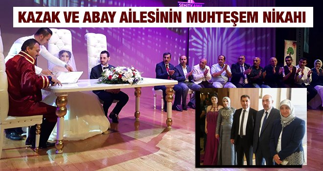 Kemal Kazak'ın kızı Ezgi Kazak dünya evine girdi
