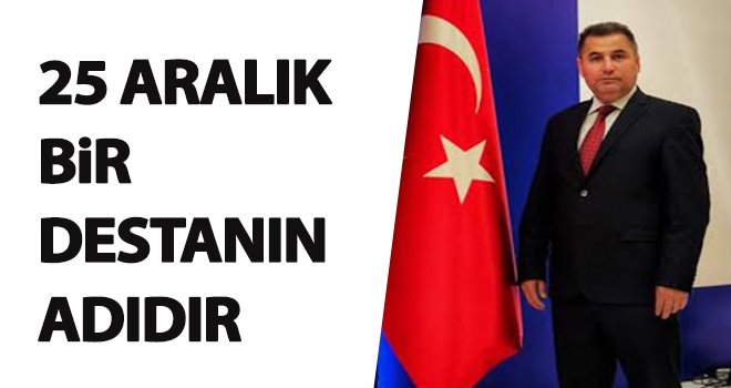 Kemal Kazak'tan 25 Aralık mesajı!
