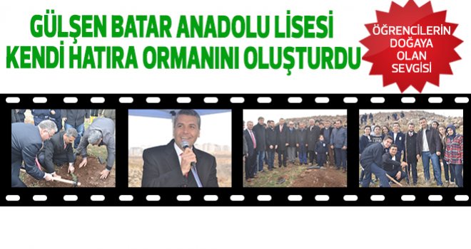 Öğrencilerden Örnek Proje: Kendi Ormanlarını Diktiler