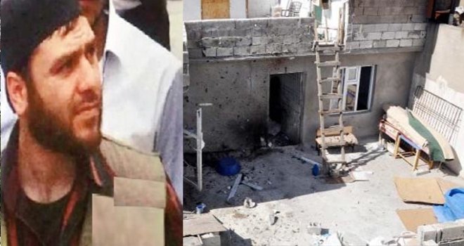 Kendini patlatan IŞİD emirinin evi cephanelik gibi...