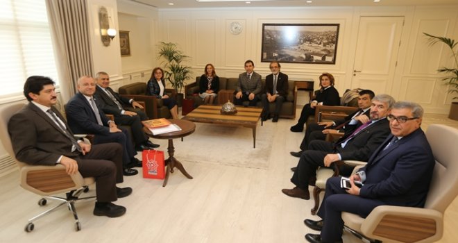 Kent Konseyleri Birliği, Şahin'i ziyaret etti