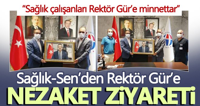 Kerkez, GAÜN Rektörü Gür’ü makamında ziyaret etti