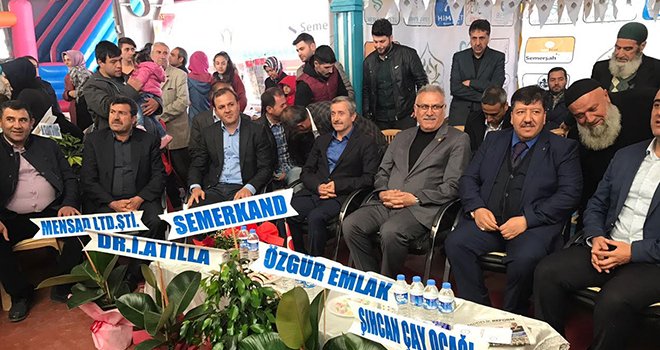 Kermes büyük ilgi gördü...