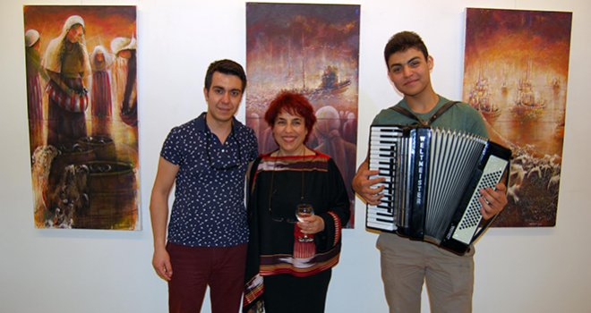 Keşan Ve Peştamalın Ressamı Özen’in Sergisi İlgi Görüyor