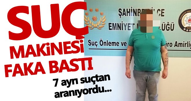 Kesinleşmiş hapis cezası bulunan suç makinesi yakalandı