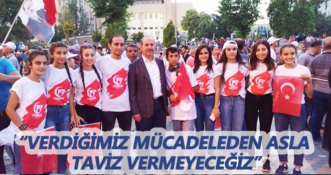 Kılıç: Tüm dünyaya ders veren bir destan
