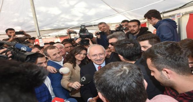 Kılıçdaroğlu, Gaziantep'te 'evet' çadırını ziyaret etti