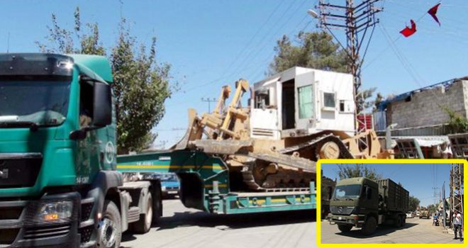 Kilis sınırında yoğun önlem