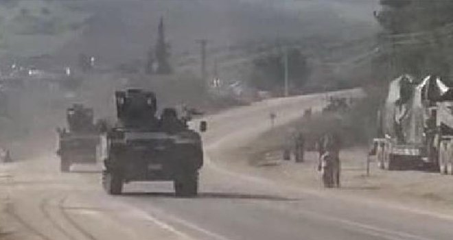 Kilis'e asker sevkiyat sürüyor