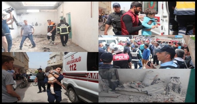 Kilis'e yine roket mermileri düştü! 15 yaralı var...