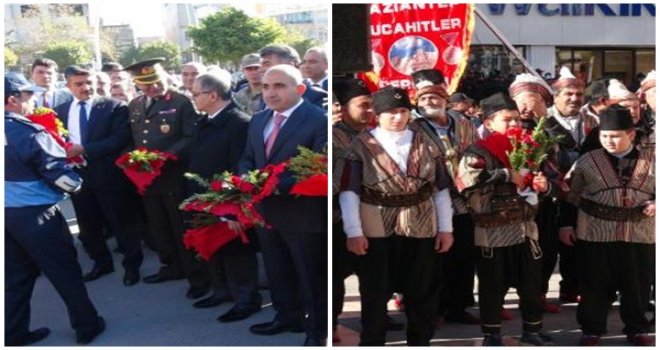 Kilis'in Düşman İşgalinden Kurtuluşu Çiçeklerle Kutlandı