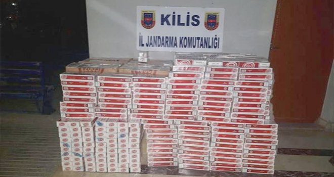 Kilis’te 11 Bin 990 Paket Kaçak Sigara Ele Geçirildi