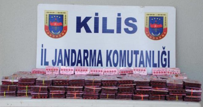 Kilis’te 22 Bin 700 Cinsel Uyarıcı Hap Ele Geçirildi