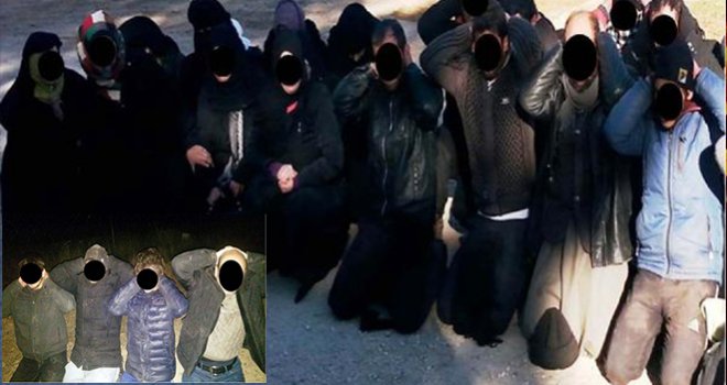 Kilis'te 25 IŞİD’li Yanlarında 22 Çocukla Yakalandı