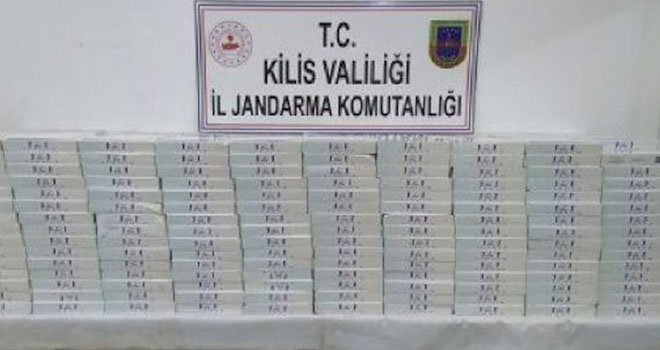 Kilis’te kaçak sigaraya 1 gözaltı