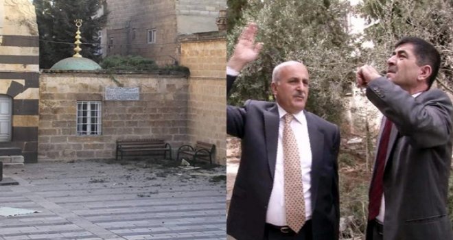 Kilis'te roket isabet eden tarihi cami ibadete kapatıldı