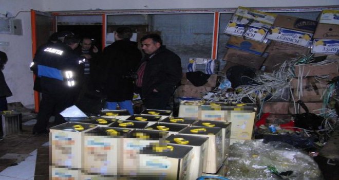 Kilis'te Sahte Zeytinyağı Tesisine Operasyon