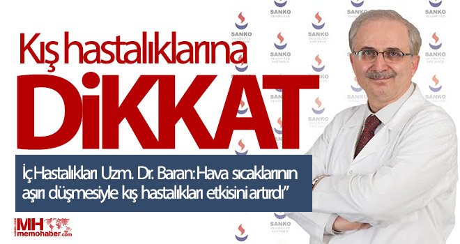 Kış hastalıklarına dikkat!